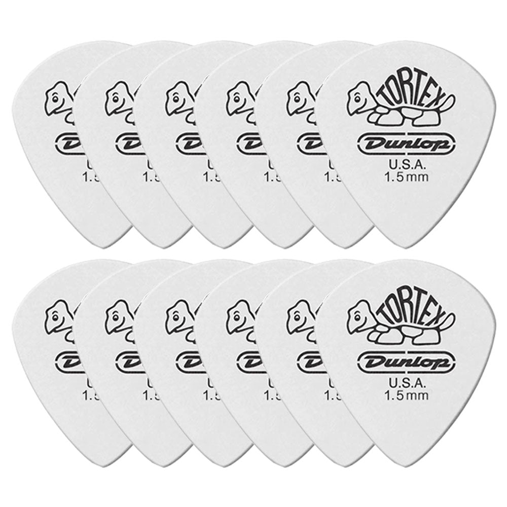 Jim Dunlop ジム ダンロップ 478R TORTEX White Jazz III ジャズタイプギター ピック 12枚入り
