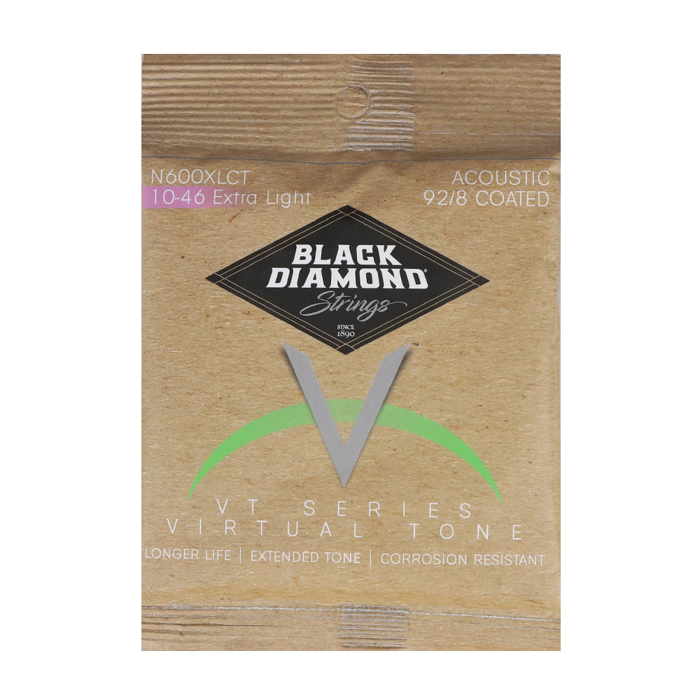 Black Diamond Strings ブラックダイヤモンド・ストリングス N600◯◯CT アコースティックギター弦 透明コーティングシリーズ