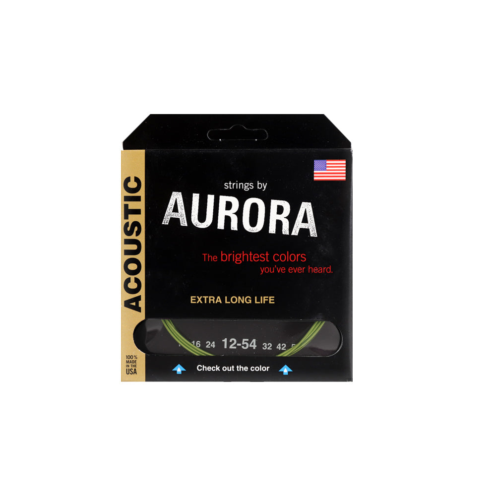 Aurora オーロラ カラーアコースティックギター弦