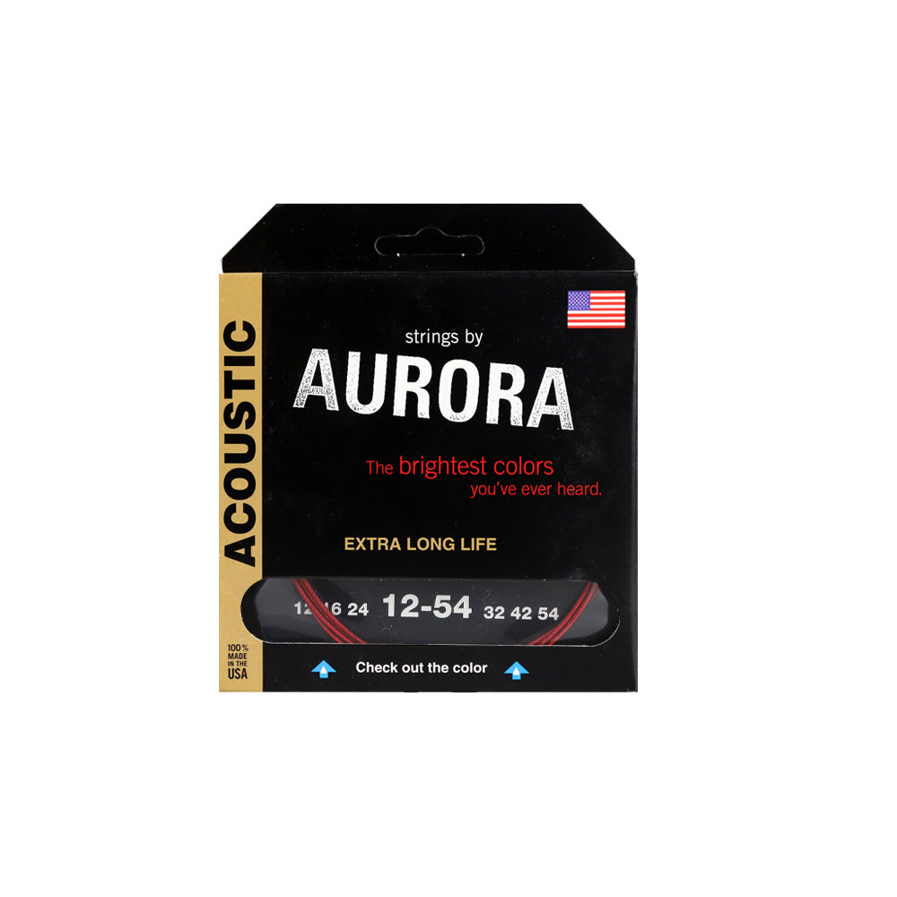 Aurora オーロラ カラーアコースティックギター弦