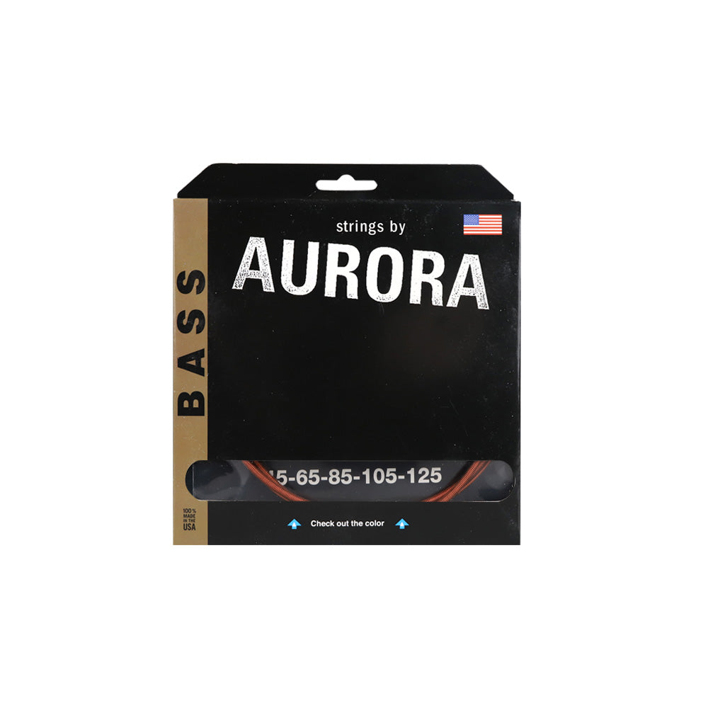 Aurora オーロラ カラー5弦ベース弦(45-125)
