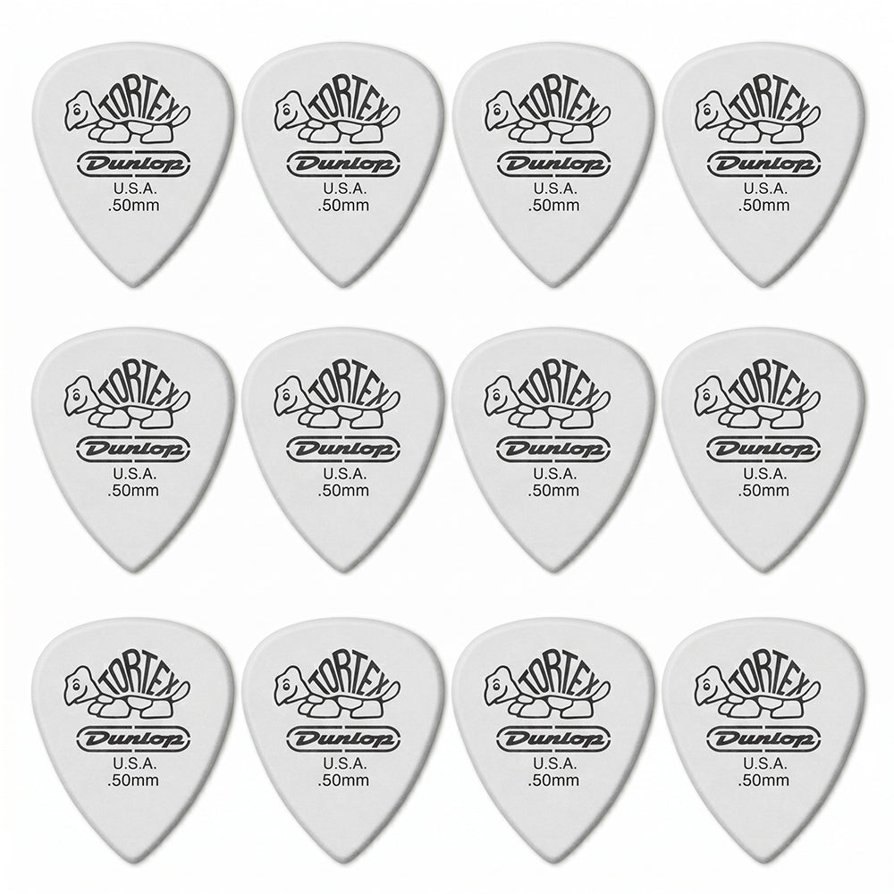 JIM Dunlop Tortex TIII べっ甲柄 III ティアドロップ ギターピック 462R 12枚入り