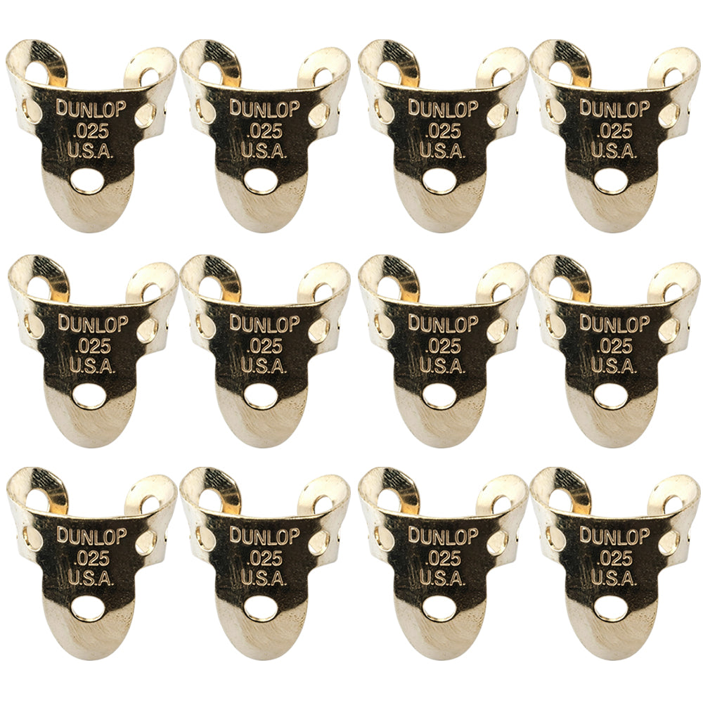 Jim Dunlop Metal Fingerpicks 33R / 37R 12枚入り