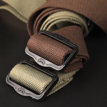 Soldier ソルジャー 1303 ◯◯ 厚手コットン編みギターストラップ