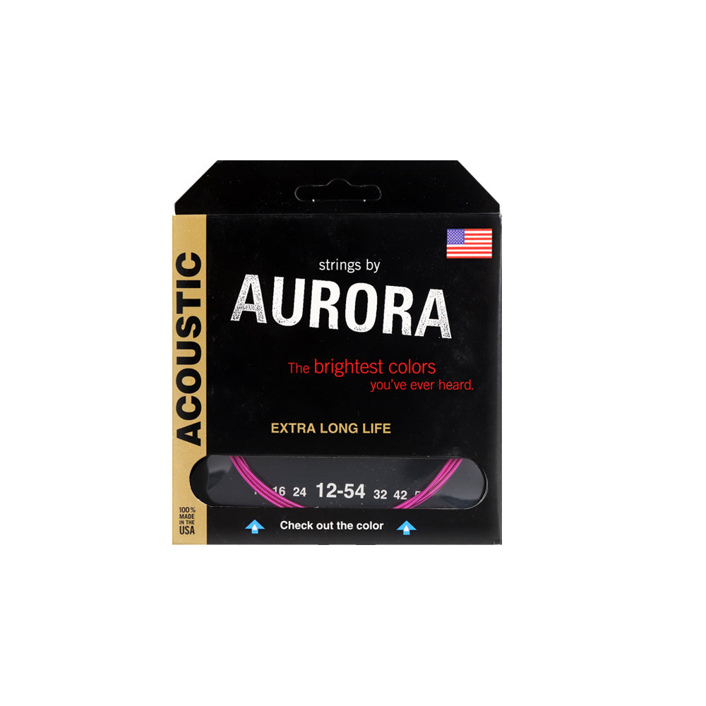 Aurora オーロラ カラーアコースティックギター弦