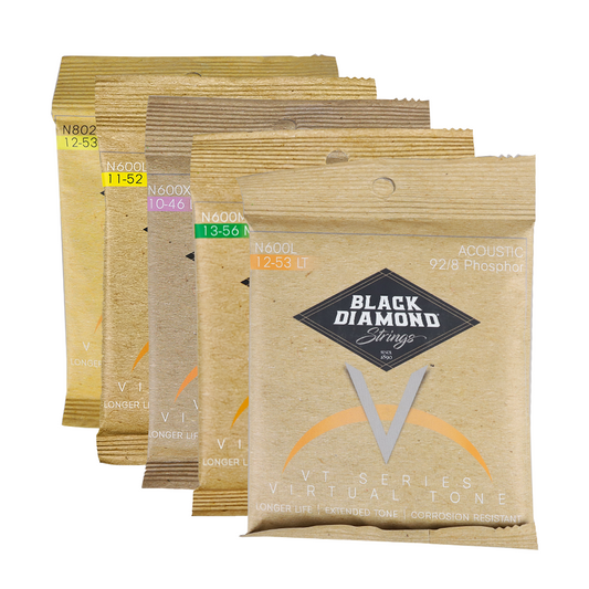 Black Diamond Strings ブラックダイヤモンド・ストリングス N600◯◯ アコースティックギター弦 ナチュラルシリーズ