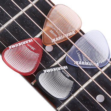 IKARIKUMA 怒りクマ FLEXTEX FLAシリーズ マカロン風カラー ティアドロップ型ギターピック 6枚入り/12枚入り