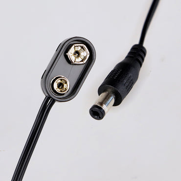 KIZAI キザイ ギターエフェクター用電源ケーブル 9V電池スナップ付きケーブル