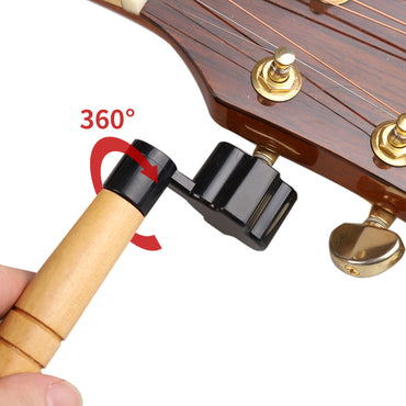 KIZAI キザイ 木製ハンドル付きギター弦ワインダー QC0502 ギターの弦をすばやく巻く道具