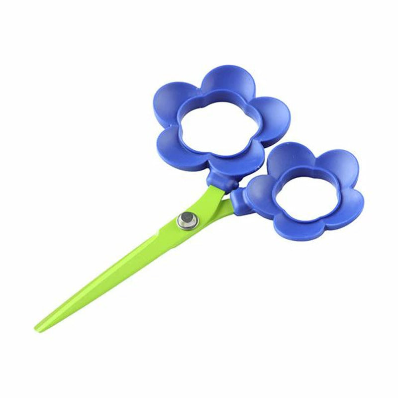 NIKKEN ニッケン刃物 COCONE緑の葉と花の形の小さなハサミLE-20G/FL-20P