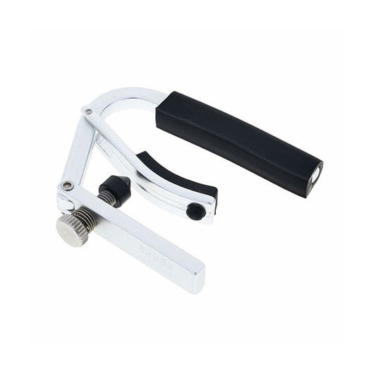 SHUBB シャブ ギターカポタスト L1シルバー アルミ合金 アコギ・エレキギター用移調クランプ 【並行輸入】