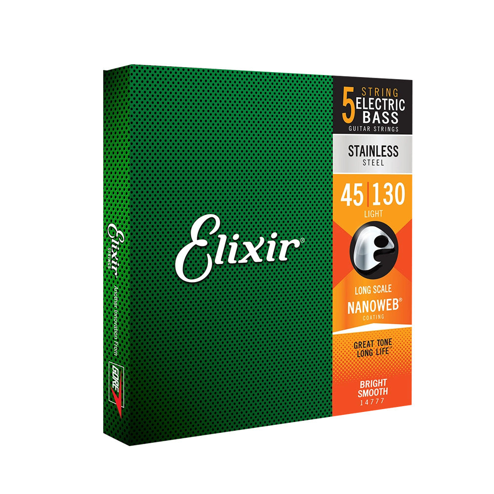 Elixir エリクサー 14-◯◯ 5弦ベース弦 ニッケルメッキ ステンレス