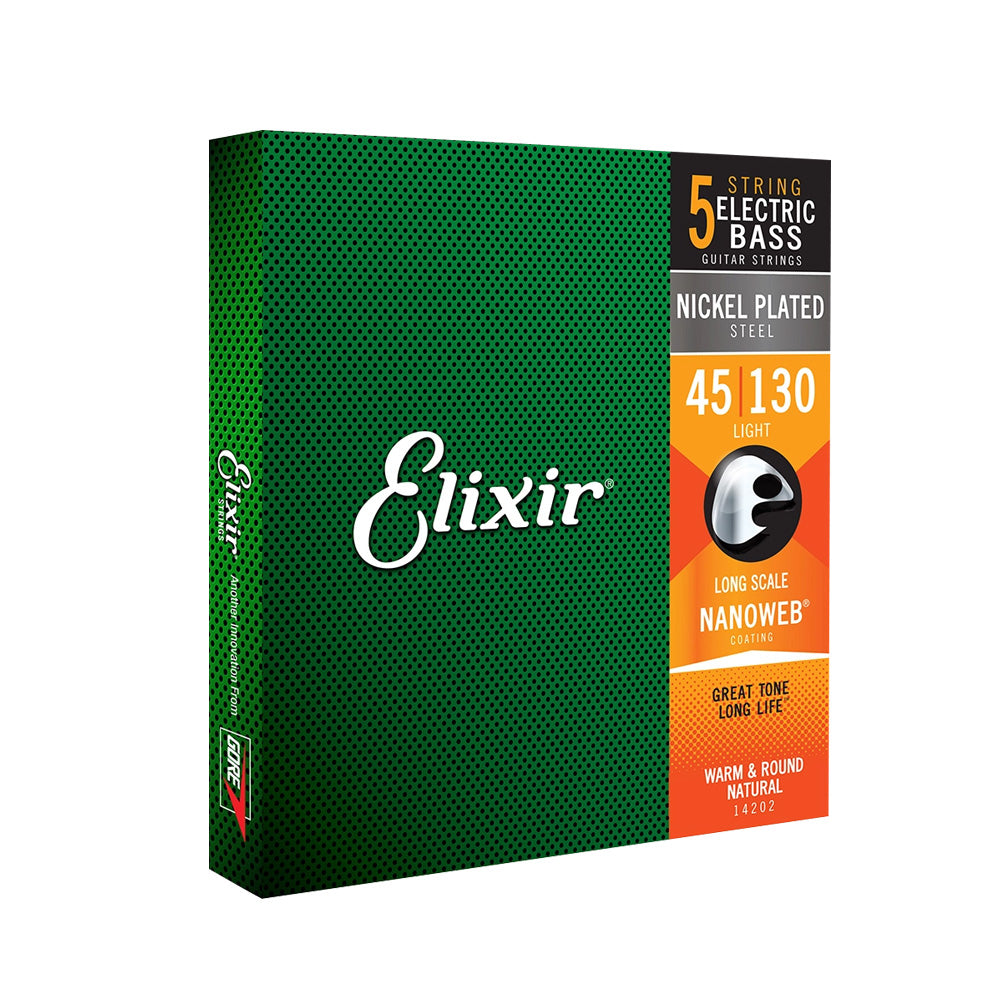 Elixir エリクサー 14-◯◯ 5弦ベース弦 ニッケルメッキ ステンレス