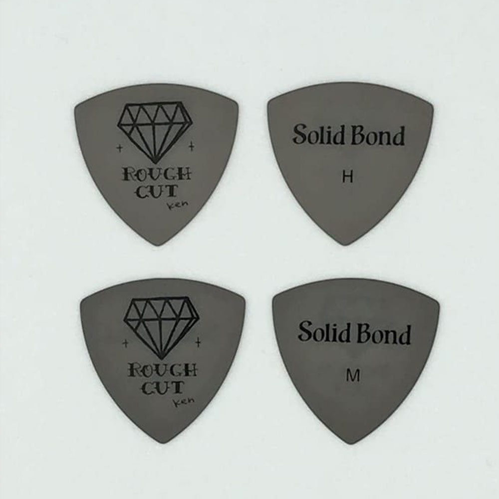Solid Bond ソリッドボンド ギターピックPICK-◯◯ 大きなトライアングル Ken Yokoyamaサインモデル