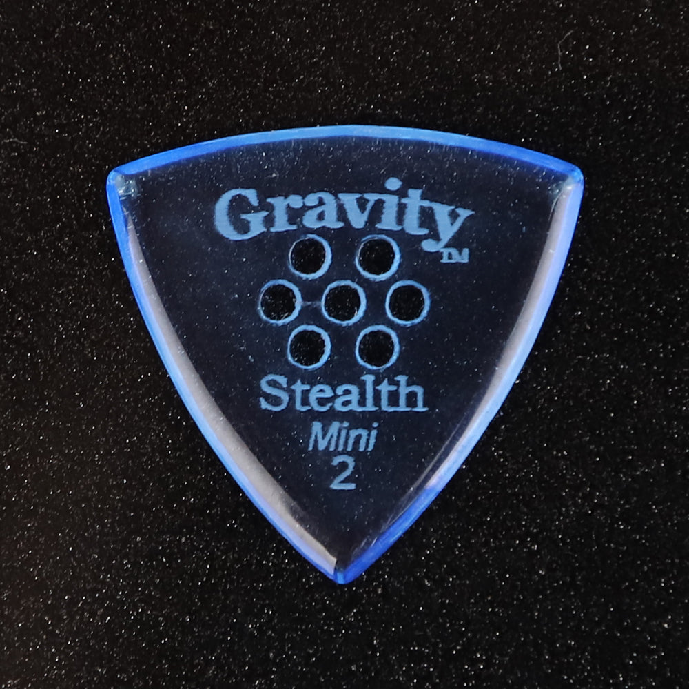 Gravity グラビティStealth Miniギターピック GSSM2PM blue 1枚入り