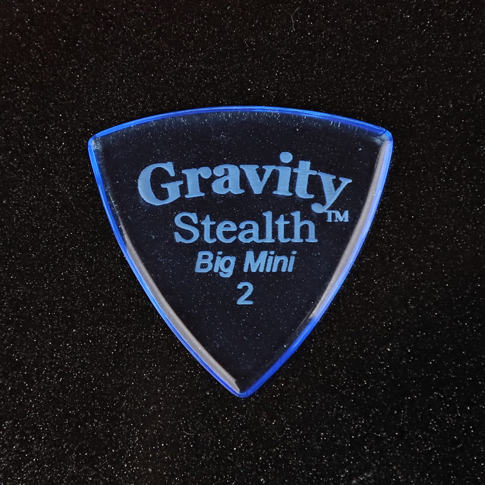 Gravity グラビティStealth Big MiniギターピックGSSB2P blue1枚入り