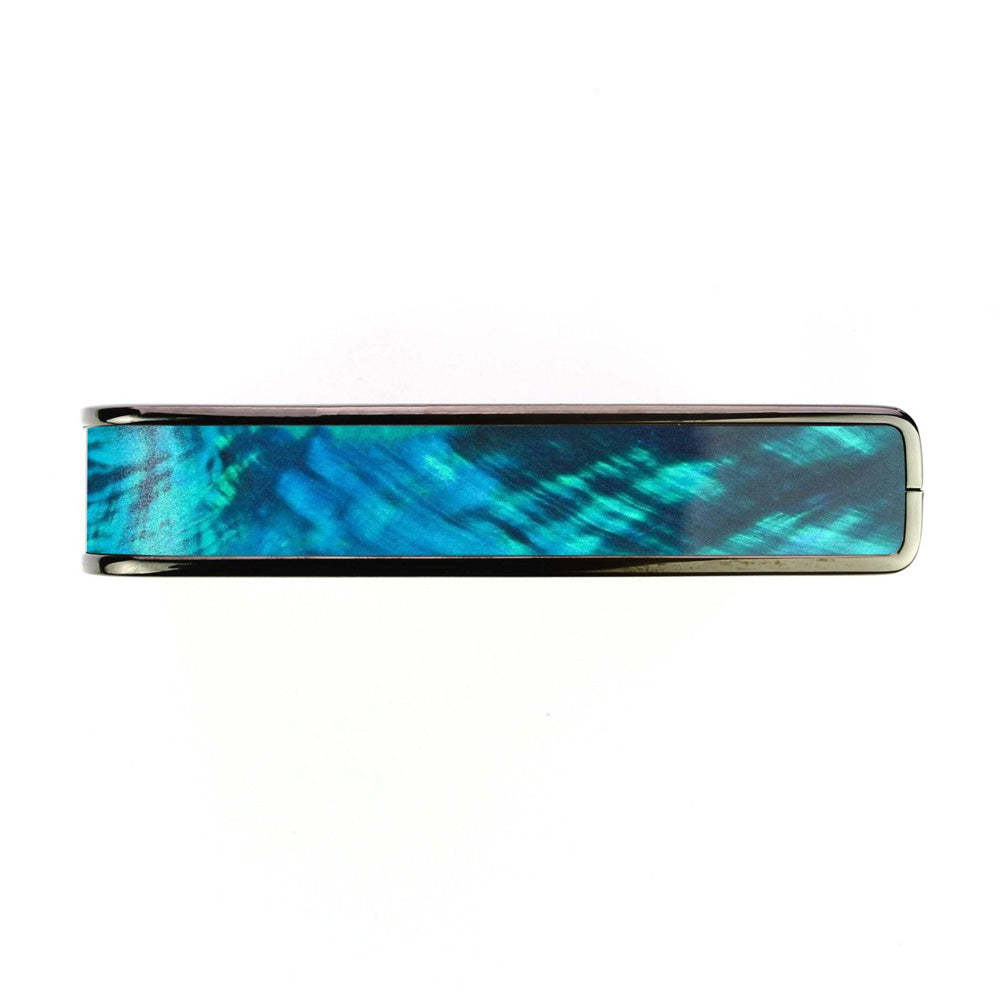 Thalia Capos ギターカポタスト Black Chrome w/Teal Angel Wing Inlay TH-CB200-TW