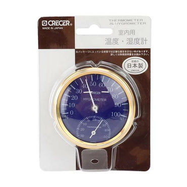 CRECER クレセル CR-101B 温湿度計 電池不要 壁掛け対応