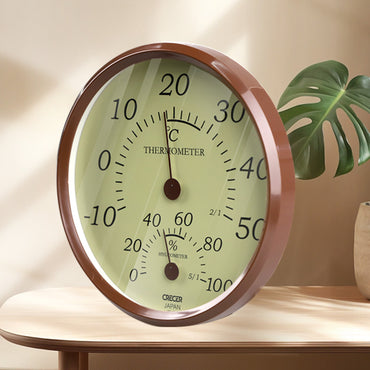 CRECER クレセル TR-150BR温湿度計 電池不要 壁掛け対応