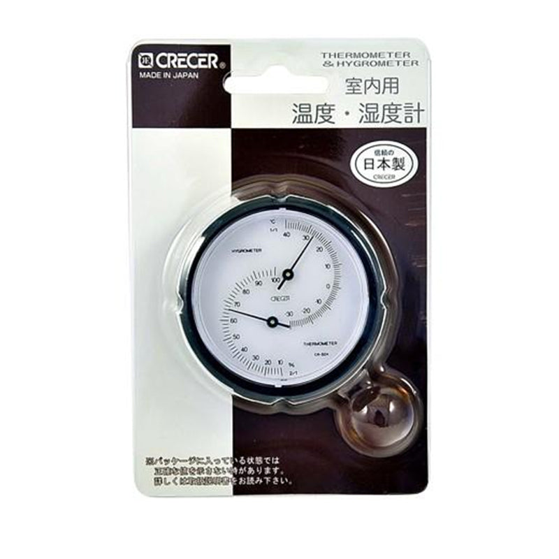 CRECER クレセル CR-58 温湿度計 電池不要 壁掛け対応