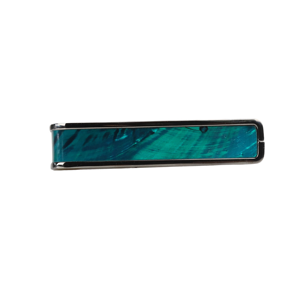 Thalia Capos ギターカポタスト Black Chrome w/Teal Angel Wing Inlay TH-CB200-TW