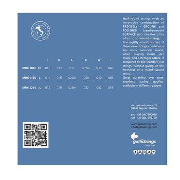 Galli Strings ガリ・ストリングス MRG-◯◯ エレキギター弦 10-46、11-50、12-54
