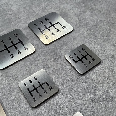 GK FACTORY シフトパターンプレート 5MT/6MT/7MT 対応 ステンレス製