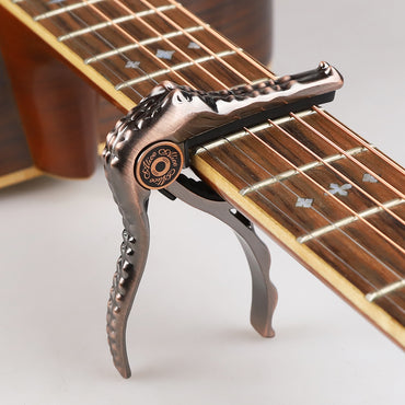 Alice アリス A007GS-◯◯ ワニのデザインギターカポタスト