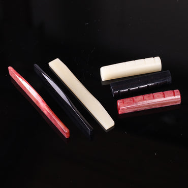 KIZAI キザイQC027-◯◯ アコースティックギター用 ナット&サドルセット キャメルボーン