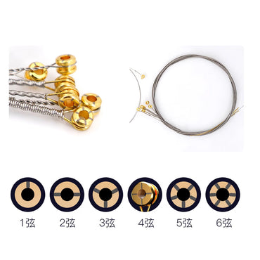 Alice アリス AWR598-◯◯ クロム合金の巻線でエレキギター弦