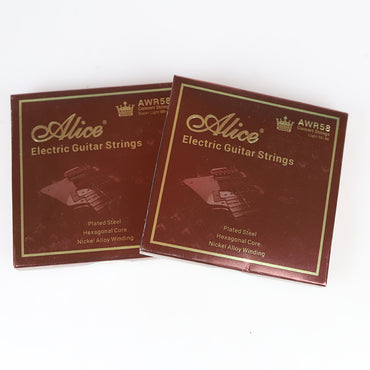 Alice アリス エレキギター弦 AWR58シリーズ ニッケルメッキ 6弦/7弦用 防錆 耐久性あり 初心者の練習用 プロフェッショナル演奏用