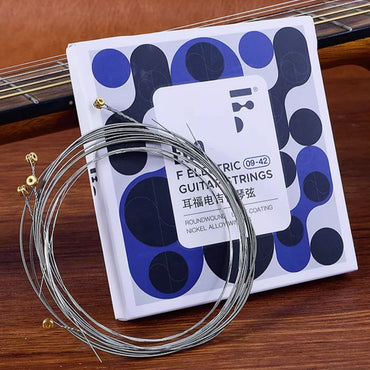 Fstrings エフ·ストリングス エレキギター弦 初心者向け ニッケル 防錆 コーティングエレクトリックギター弦 0942 009-042