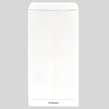 KIZAI キザイ 封筒 クラフト 長形3号 厚め 紙厚120g 郵便枠付き 30枚