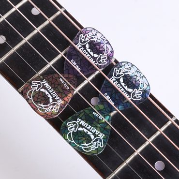 IKARIKUMA 怒りクマ FLEXTEX ステンドグラス風 ティアドロップギターピック