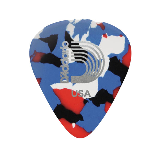 D'addario ダダリオ エナメルセルロイドギターピック 4種類の厚さ 1CMC2/4/6/7