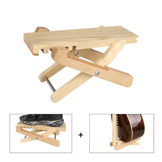 PYLON パイロン 3426 木製ギター フットスツール ギタースタンド 2in1 変形可能