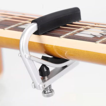 SHUBB シャブ ギターカポタスト L1シルバー アルミ合金 アコギ・エレキギター用移調クランプ 【並行輸入】