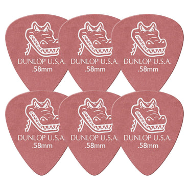 Jim Dunlop ジム ダンロップ 417R-◯◯ ギターピック ゲイターグリップ スタンダード 6枚入り