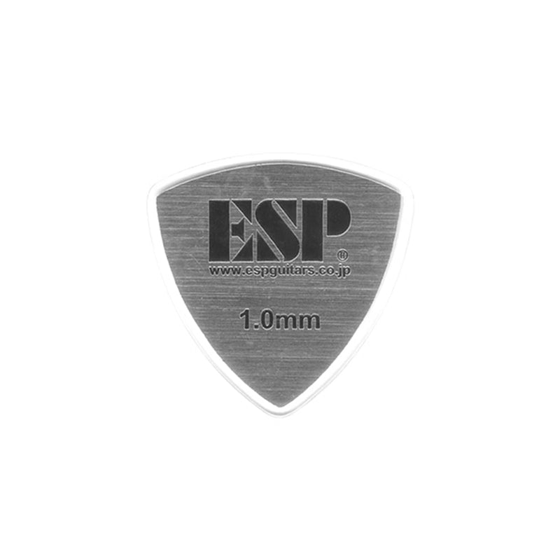ESP トライアングル ギターピック 透明エッジ