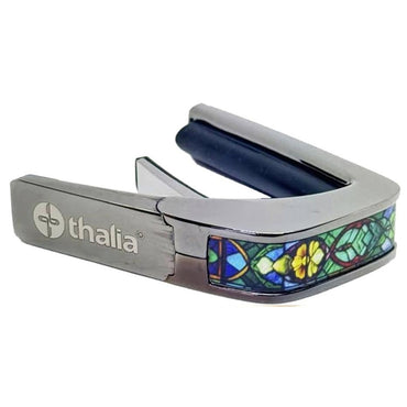 Thalia Capos ギターカポタスト Black Chrome Cathedral Glass TH-CB201-36