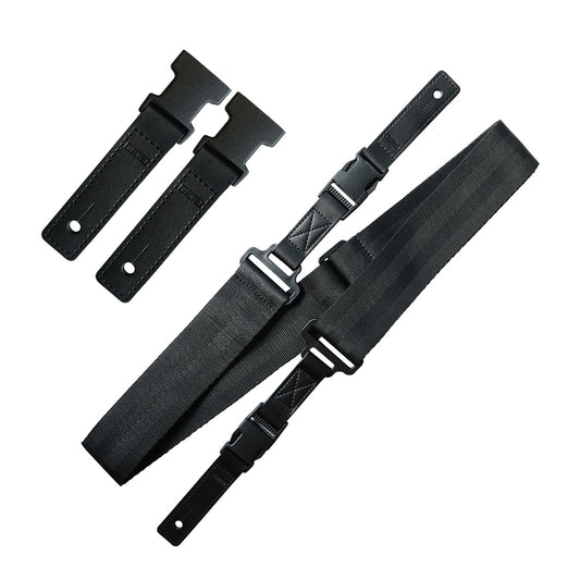 ドイツ製 Richter リヒター Snapbuckleシリーズ ナイロン革製ギターストラップ クイックリリースエンド ベース用ショルダーストラップ