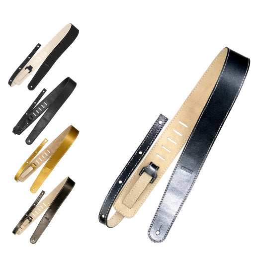 Richterリヒター RAW II シリーズ 本革 牛革ギターストラップ