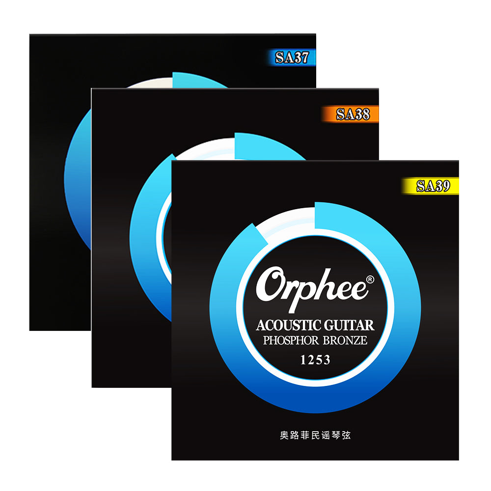 Orphee オルフェSA-◯◯ 木吉他弦 纳米涂层 10-50 11-52 12-53