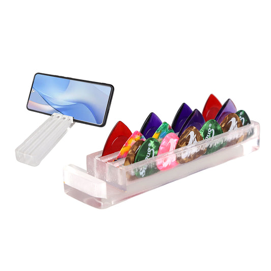 KIZAIキザイ QC0519 ギターピックとスマホの2in1収納 多機能