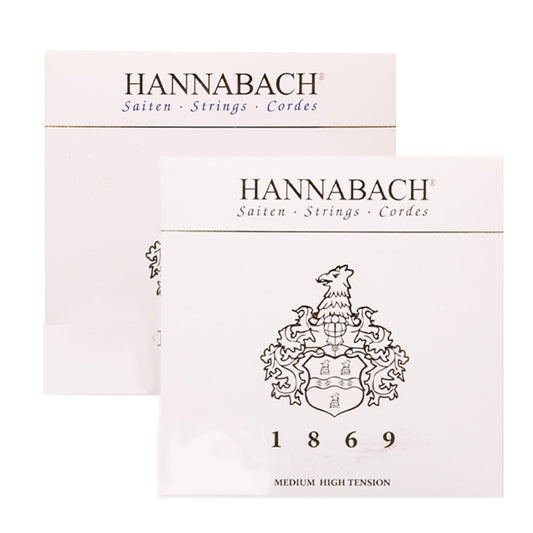HANNABACH ハナバッハ カーボン 金メッキ巻きクラシックギター弦 1869MHT 1869HT ミディアム ハイ テンション ハイテンション ナイロン弦 ドイツ製
