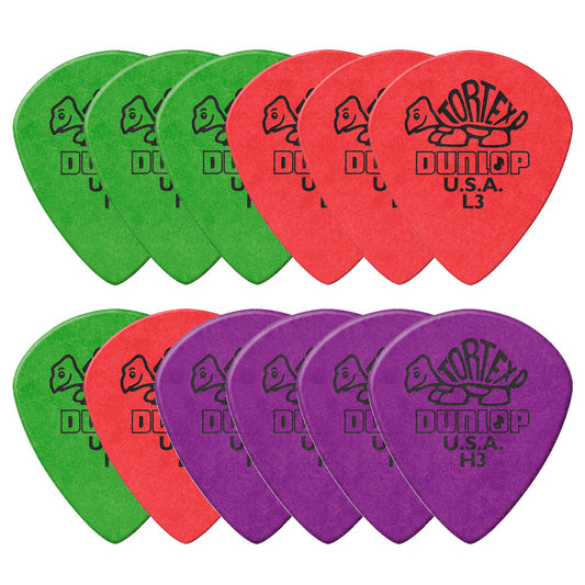 Jim Dunlop ジム ダンロップ 472R TORTEX Jazz III ジャズタイプギター ピック 12枚入り