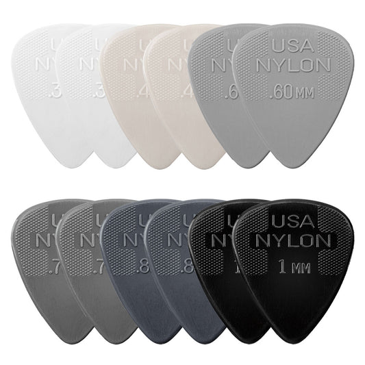 Jim Dunlop ジム ダンロップ 44R NYLON STANDARD ティアドロップナイロンギター ピック 12枚入り