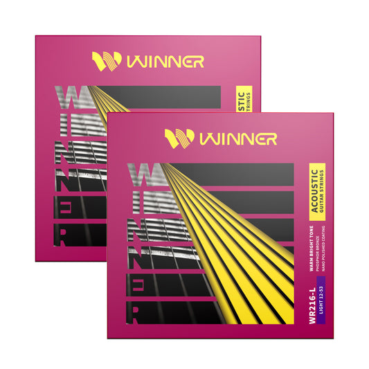 Winner ウィナー WR216-◯◯ アコースティックギター弦 フォスファーブロンズ 11-52 12-53