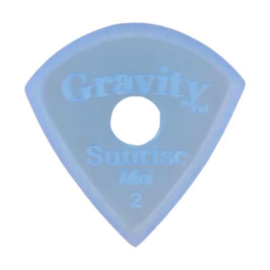 Gravity グラビティ Sunrise mini ギターピック GSUM2MR blue滑り止め耐久性