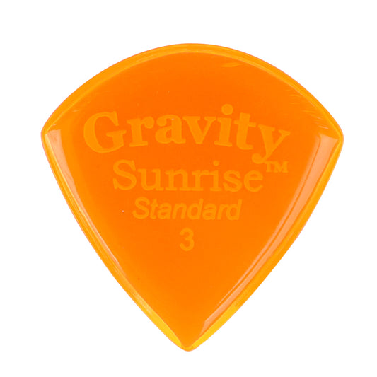Gravity グラビティ Sunrise Standard ギターピック GSUS3P orange 1枚入り